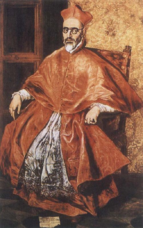 El Greco Portrait of a Cardinal oil painting image